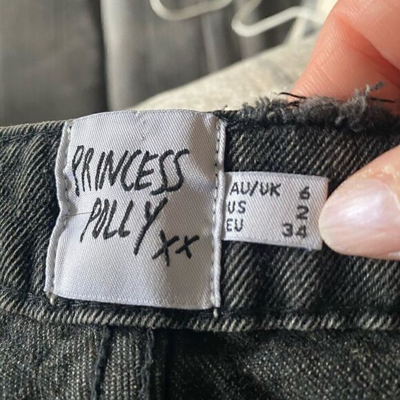 NWT Princess Polly Bella Mom butt rip jeans 2 - Picture 8 of 10
